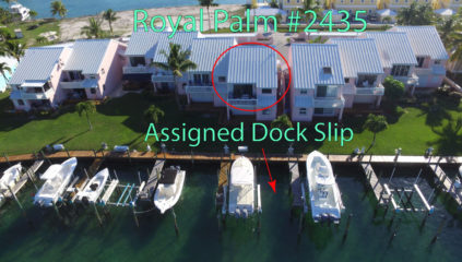 Royal Palm 2435 Unit & Assigned Dock Slip
